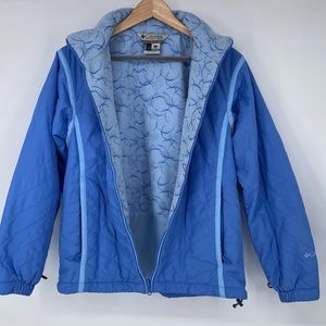 Columbia Blue Vertex Quilted Core Interchange Coat‎